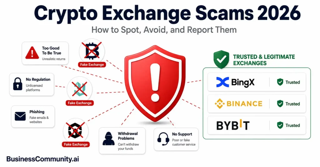 Crypto exchange scams 2026 how to spot avoid and report them